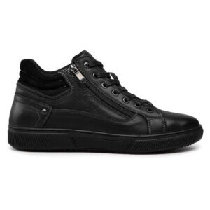 Pantofi Sport Mid LCJ-22-33-1469M - Barbati - Negru - Negru