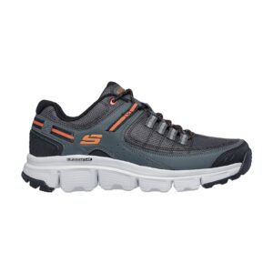 Pantofi sport cu insertii din plasa Summits At - Portocaliu/Bleumarin
