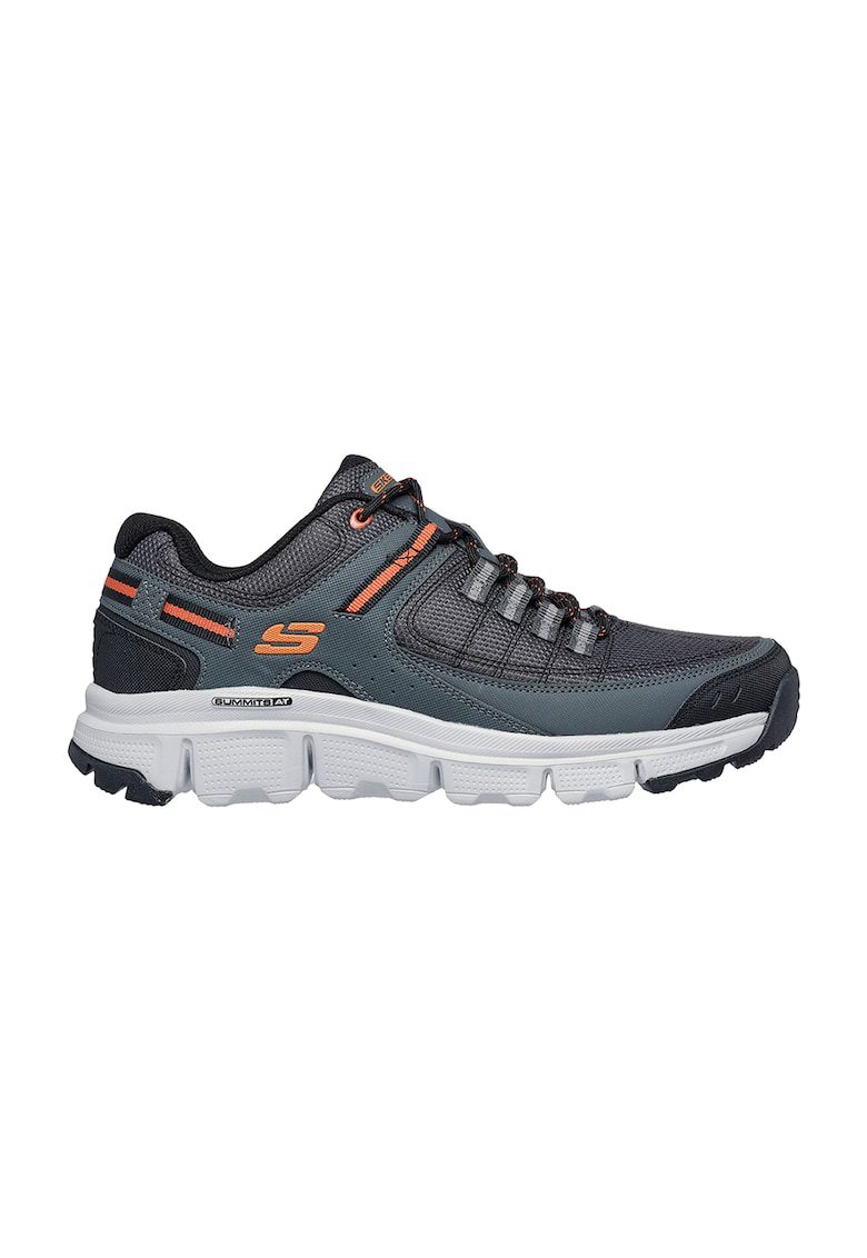 Pantofi sport cu insertii din plasa Summits At - Portocaliu/Bleumarin