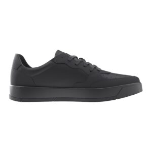 Pantofi sport low-cut de piele - Negru
