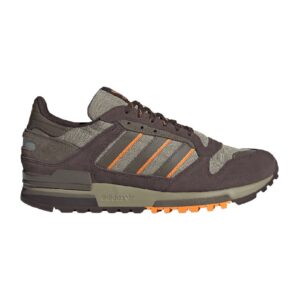 Pantofi sport din piele intoarsa cu garnituri din material sintetic ZX 600 - Maro/Portocaliu