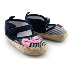 Pantofi Mary Jane cu model cu dungi -