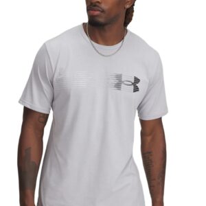 Tricou din amestec de bumbac cu imprimeu logo - Negru/Gri deschis
