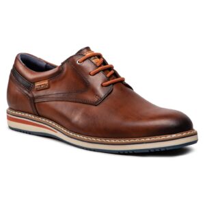 Pantofi barbatesti -  din piele naturala - maro -