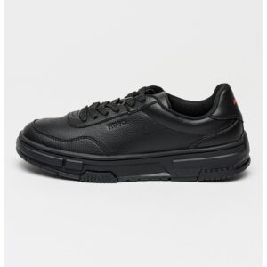 Pantofi sport uni de piele ecologica Yarrow - Negru stins