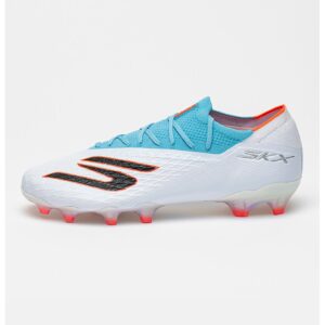 Pantofi pentru fotbal cu crampoane Skx 2 Elite - Albastru prafuit/Portocaliu mandarina/Alb murdar