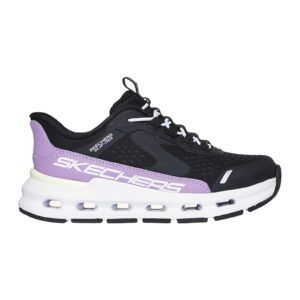 Pantofi sport Glide-Step Vista Lane Slip-Ins - Negru/Lila/Alb optic