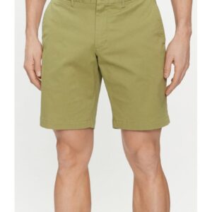 Pantaloni scurti Barbati -  Verde - 50% bumbac organic - 47% bumbac - 3% elastan -