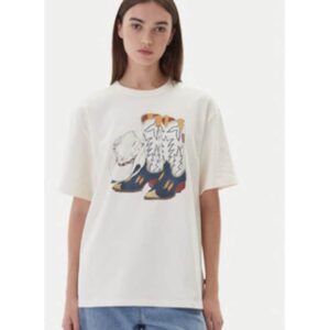 Tricou dama -  Bumbac - Ecru -