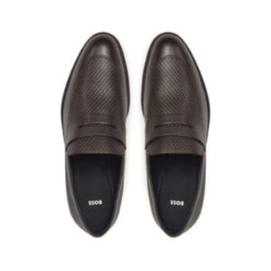 Pantofi barbatesti - piele naturala - maro - slip-on