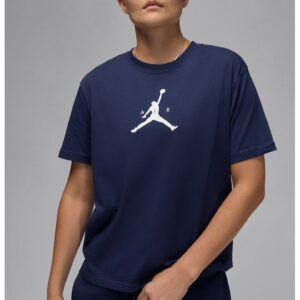 Tricou din bumbac pentru baschet Jumpman - Bleumarin