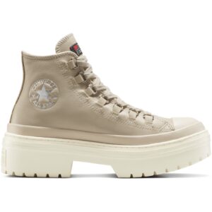 Pantofi sport femei  Chuck Taylor All Star Lugged Heel Platform Waterproof Leather - Bej