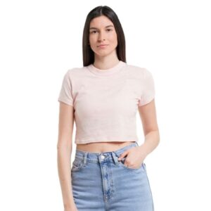 Tricou pentru Femei - tjw slim crp gmd tonalflag ext - DW0DW20329-TH3 - Roz - Roz
