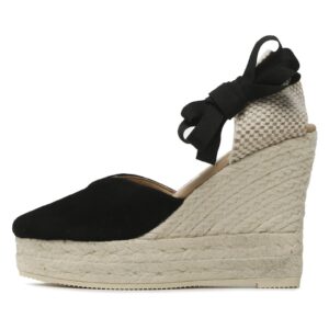 Mocasini dama -  piele naturala - negru - platforma -