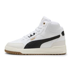 Pantofi sport cu model in doua nuante Shuffle Downtown - Alb fildes/Negru/Alb optic