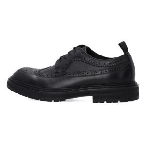 Pantofi brogue din piele pentru barbati cu sireturi