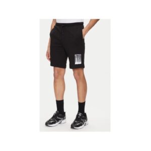 Pantaloni scurti sport barbati - negru - bumbac - Negru