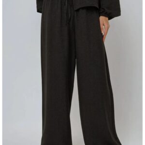 Pantaloni dama - relaxati - negri - poliester