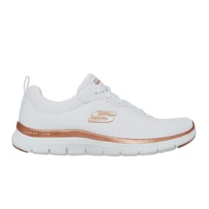 Pantofi sport din plasa tricotata Graceful Get Connected - Alb
