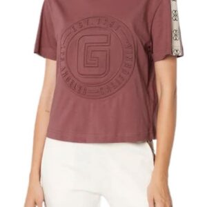 Tricou dama  Bumbac - Visiniu - Visiniu