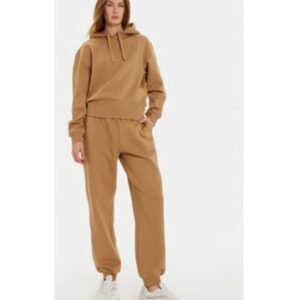 Pantaloni de trening Femei -  Bej - 70% bumbac - 30% poliester reciclat - Bej