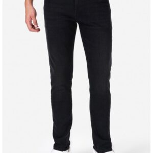 Blugi skinny cu talie medie - Negru