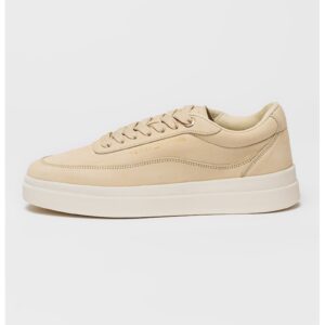 Pantofi sport cu de piele nabuc Modern Court - Bej