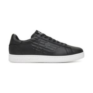 Tenisi barbati - Emporio Armani  negru - piele naturala