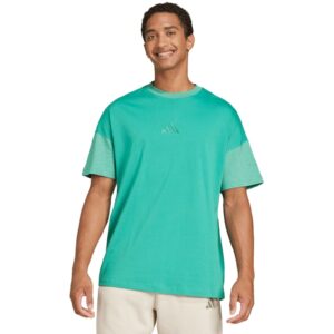 Tricou sport barbatesc verde - bumbac - croiala lejera