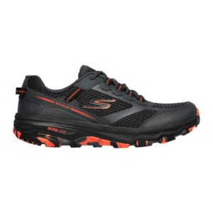 Pantofi din material rezistent la apa - cu garnituri de piele Go Run Trail Altitude-Marble - Negru/Gri carbune/Portocaliu mandarina