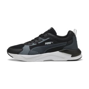 Pantofi sport X-Ray 3 de plasa cu garnituri de piele ecologica - Negru/Albastru petrol