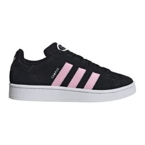 Pantofi sport Campus 00s din piele intoarsa - Negru/Roz pastel