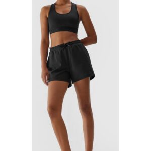Pantaloni scurti dama Poliester - Negru - Negru