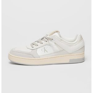 Pantofi sport din piele Basket Cup - Alb/Maro taupe deschis