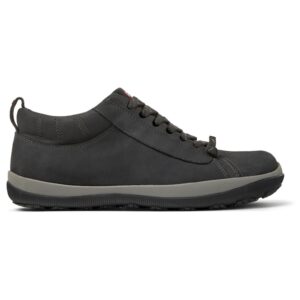 Pantofi casual din piele nabuc Peu Pista GM 1213 - Gri antracit