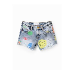 Pantaloni lungi - 302006847 - Bumbac - Albastru - Albastru