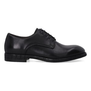 Pantofi derby din piele naturala - Negru