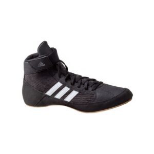 Pantofi pentru fotbal talpa sintetica - inchidere sireturi si curea Velcro - texil - negru -