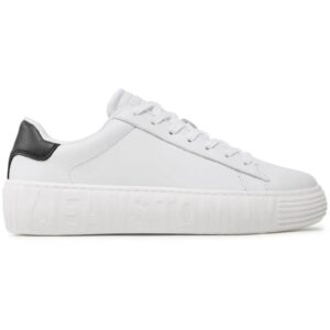 Pantofi sport  Leather Outsole - EM0EM01159-YBR 25088 - Alb
