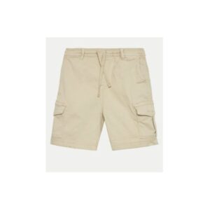 Pantaloni copii - 384388 - Bej - Bumbac -