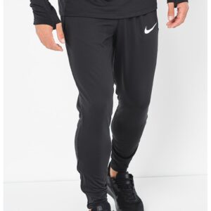 Pantaloni conici cu Dri-FIT pentru fotbal - Negru/Alb optic