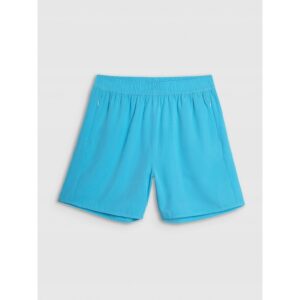 Pantaloni scurti de plaja turcoaz - material usor - uscare rapida - pentru femei
