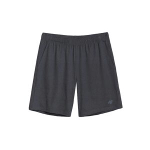 Pantaloni scurti de trening uscare rapida - gri - material sintetic