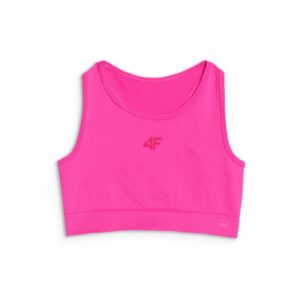 Bustiera sport  roz - uscare rapida - pentru fete - sintetic