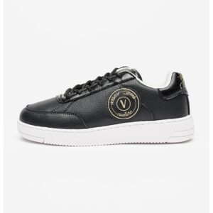 Pantofi sport low cut de piele ecologica Meyssa - Negru