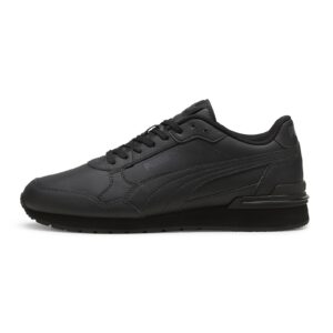Pantofi sport ST Runner v4 de piele si piele ecologica - Negru