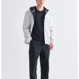 Pantaloni regular fit cu snur - Negru