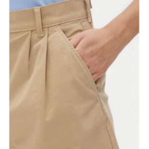 Pantaloni scurti din  Bej - 96% bumbac organic - 4% elastan - 65874