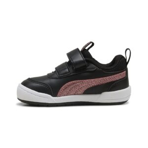 Pantofi sport cu velcro Multiflex 2 - Negru/Roz