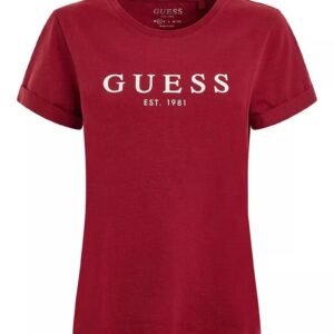 Tricou dama  Bumbac - Rosu -